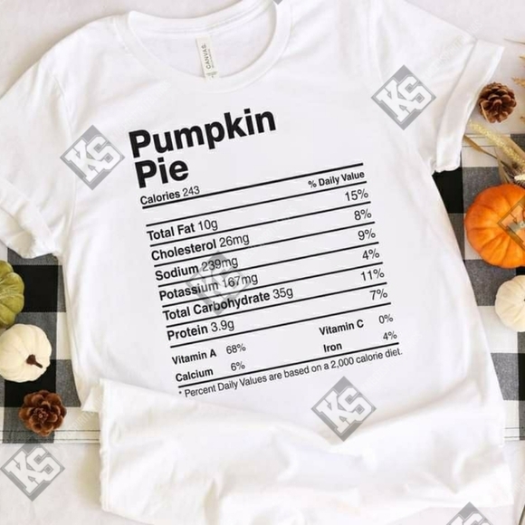 Food Nutritional Facts Tee 1 - Picture 6 of 6
